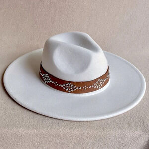 Flat Brim Vegan Rancher Panama Hat